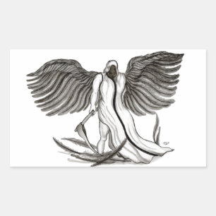 Angel Uriel Rechthoekige Sticker
