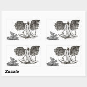 Angel Uriel Rechthoekige Sticker (Vel)