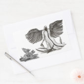 Angel Uriel Rechthoekige Sticker (Envelop)