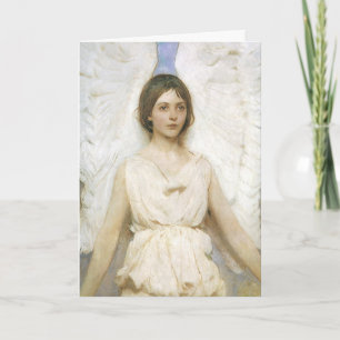 Angel van Abbott Thayer,  paasverbijstering Feestdagen Kaart