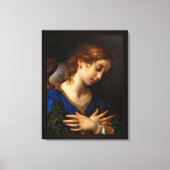 Angel van de aankondiging van Carlo Dolci Canvas Afdruk (Voorkant)