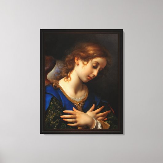 Angel van de aankondiging van Carlo Dolci Canvas Afdruk (Voorkant)