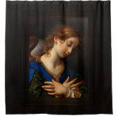 Angel van de aankondiging van Carlo Dolci Douchegordijn (Voorkant)