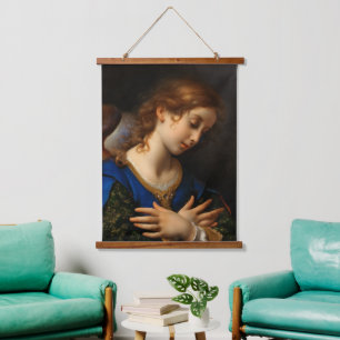 Angel van de aankondiging van Carlo Dolci Hangend Wandkleed