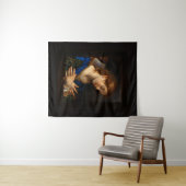 Angel van de aankondiging van Carlo Dolci Wandkleed (In Situ (horizontaal))