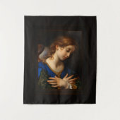 Angel van de aankondiging van Carlo Dolci Wandkleed (Voorkant)