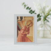 Angel van de aankondiging van Fra Angelico Briefkaart (Staand voorkant)