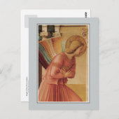 Angel van de aankondiging van Fra Angelico Briefkaart (Voorkant / Achterkant)
