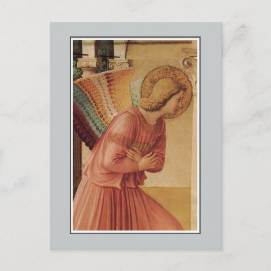 Angel van de aankondiging van Fra Angelico Briefkaart (Voorkant)