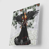 Angel van de donkere Romeinse klok (Hoek)