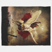 ANGEL VAN DEATH Fleece Blanket (Voorkant (Horizontaal))