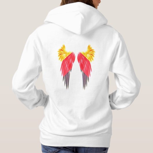 Angel van Duitsland Hoodie (Achterkant)