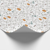 Angel van Halloween Cadeaupapier (Hoek)