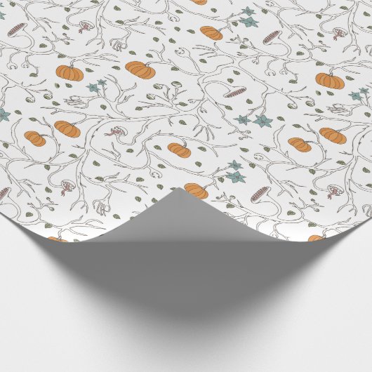 Angel van Halloween Cadeaupapier (Hoek)