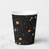 Angel van Halloween Noir Papieren Bekers (Achterkant)