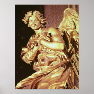 Angel van het tafeltje in de zegen poster