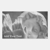 Angel van Shirley Taylor Rechthoekige Sticker (Voorkant)