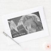 Angel van Shirley Taylor Rechthoekige Sticker (Envelop)