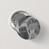 Angel van Shirley Taylor Ronde Button 3,2 Cm (Voorkant /achterkant)