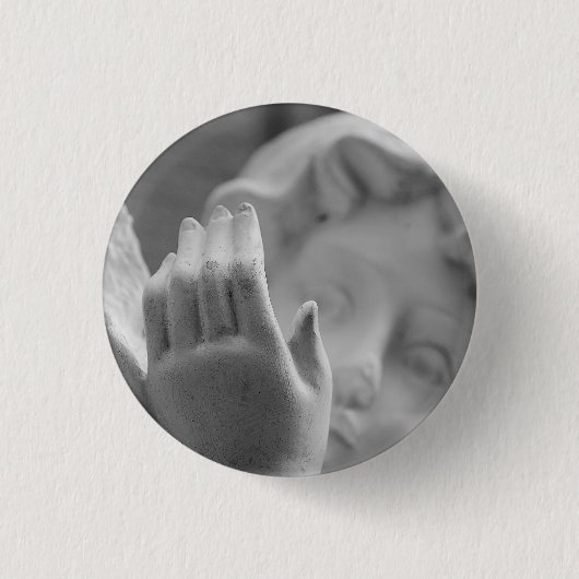 Angel van Shirley Taylor Ronde Button 3,2 Cm (Voorkant)