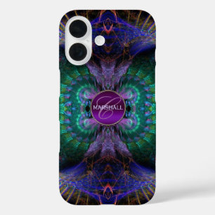 Angel veren Paarse Fantasy iPhone 16 Hoesje