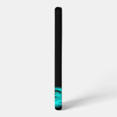 Angel, verloren in gedachte, zwart en groen design samsung galaxy hoesje (Linkerkant)