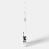 Angel, verloren in gedachte, zwart-wit design Case-Mate iPhone case (Achterkant / Links)