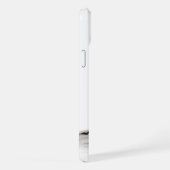 Angel, verloren in gedachte, zwart-wit design iPhone hoesje (Rechterkant)