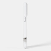 Angel, verloren in gedachte, zwart-wit design iPhone hoesje (Rechterkant)