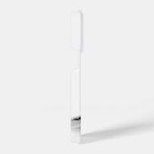 Angel, verloren in gedachte, zwart-wit design iPhone hoesje (Rechterkant)