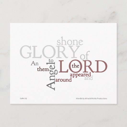 Angel verschenen briefkaart (Voorkant)