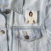 Angel Vierkante Button 5,1 Cm (In situ)