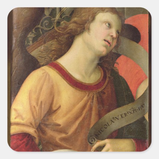 Angel Vierkante Sticker (Voorkant)