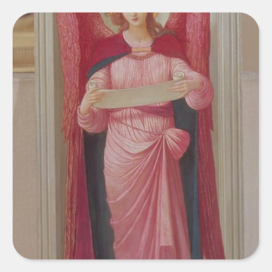 Angel Vierkante Sticker (Voorkant)