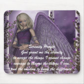Angel Violet Charms Mousepad Muismat (Voorkant)