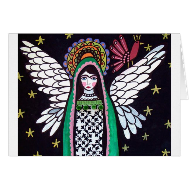 Angel Virgin van Guadalupe Art van Heather Galler (Voorkant Horizontaal)