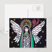 Angel Virgin van Guadalupe Art van Heather Galler Briefkaart (Voorkant / Achterkant)