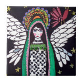 Angel Virgin van Guadalupe Art van Heather Galler Tegeltje (Voorkant)
