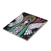 Angel Virgin van Guadalupe Art van Heather Galler Tegeltje (Zijkant)