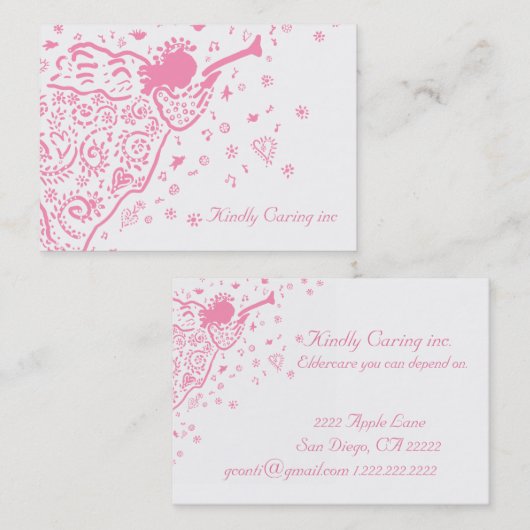 Angel visitekaartje (Voorkant / Achterkant)