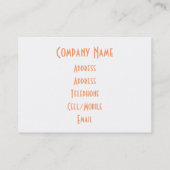 ANGEL VISITEKAARTJE (Achterkant)