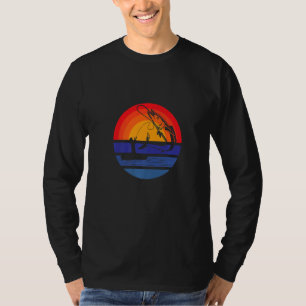 Angel  Vist Tackle Fisherman Retro Fishi T-shirt