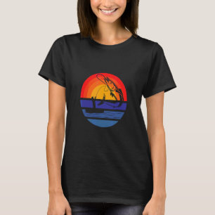 Angel  Vist Tackle Fisherman Retro Fishi T-shirt