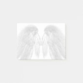 ANGEL VLEUGELS WIT - Grijze aangeroerde veren - Post-it® Notes (Voorkant)