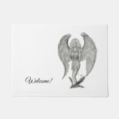 Angel, voeg Jouw tekst toe Deurmat (Voorkant)