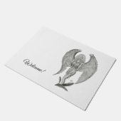 Angel, voeg Jouw tekst toe Deurmat (Schuin)