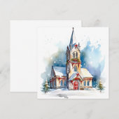 "Angel Voices Sing: Melodious Christmas Carols" Notitiekaartje (Voorkant / Achterkant)