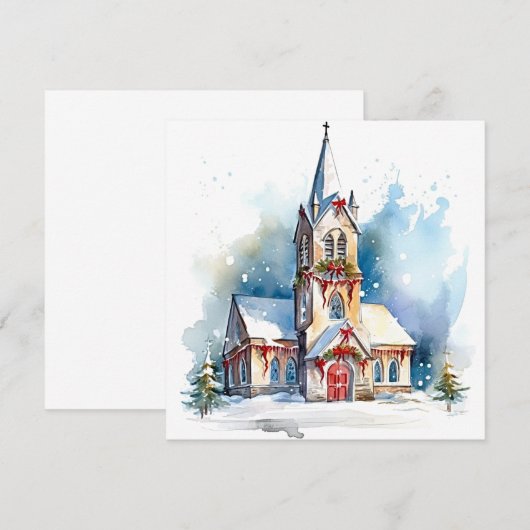 "Angel Voices Sing: Melodious Christmas Carols" Notitiekaartje (Voorkant / Achterkant)