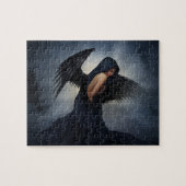 Angel Vrouwen trieste kunst  Legpuzzel (Horizontaal)