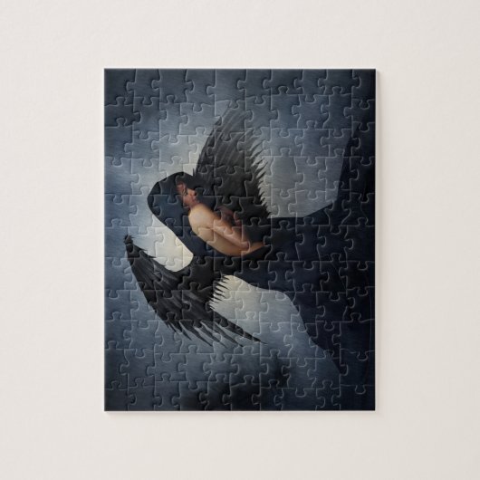 Angel Vrouwen trieste kunst  Legpuzzel (Verticaal)